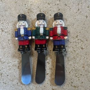 3 nutcracker cheese knives